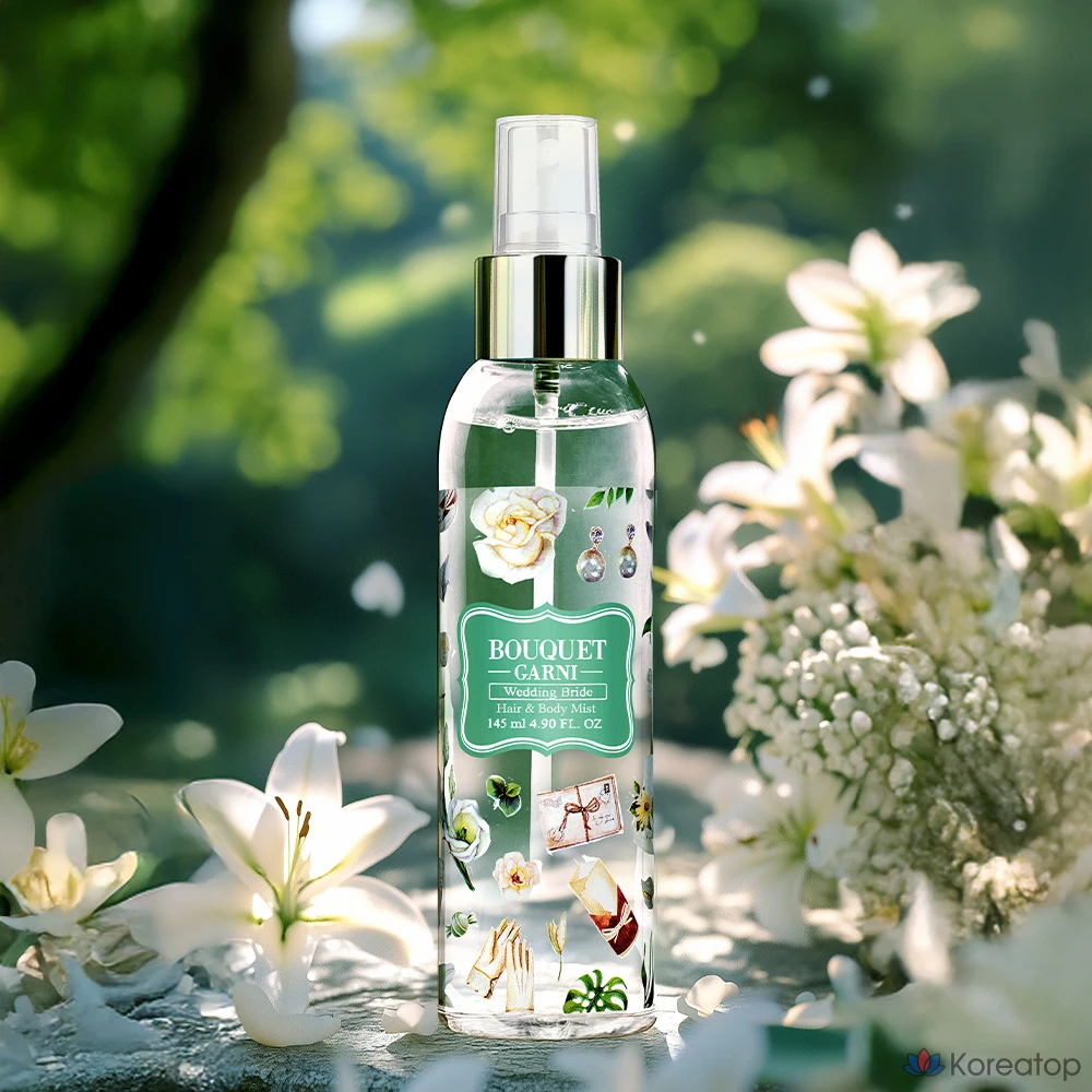 Туалетная вода Bouquet garni Fragranced Hair &amp; Body Mist Wedding Bride, 145 мл, 1 шт.