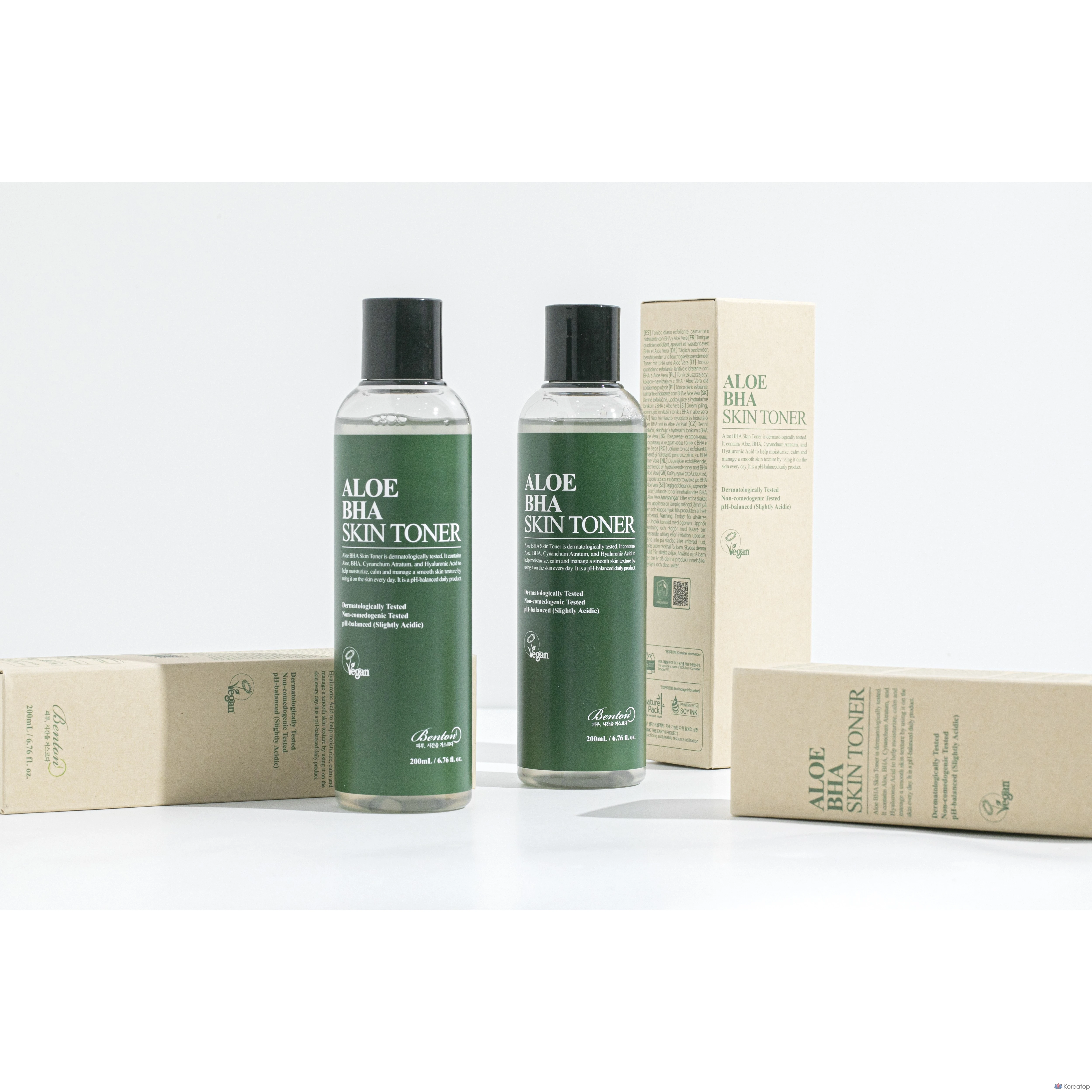 Тонер Benton Aloe BHA Skin Toner, 200 мл, 1 шт.