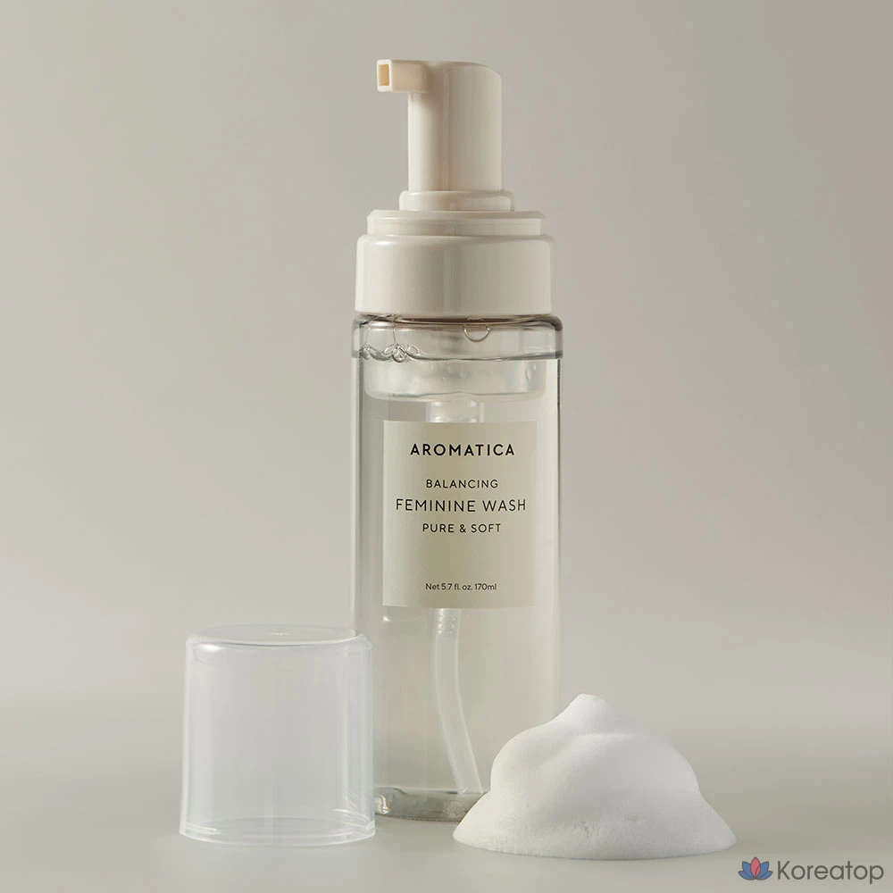 Очищающее средство для интимной гигиены Aromatica Pure &amp; Soft Feminine Wash, 170 мл, 1 шт.