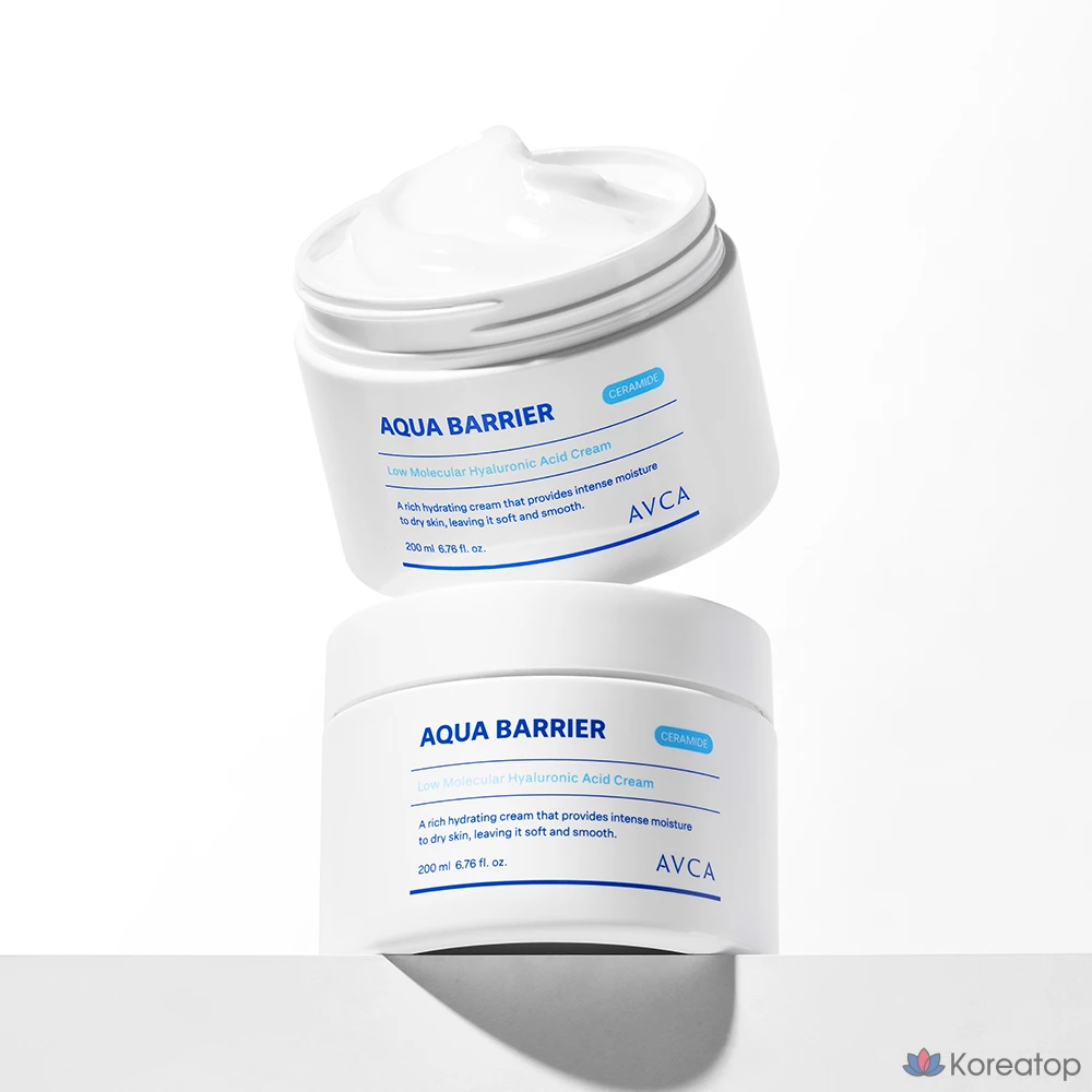 Крем для лица Wonjin Abca Aqua Barrier Low Molecular Hyaluronic Acid Facial High Moisture, 200 мл, 1 шт.