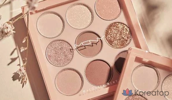 Тени для век Mqny 1001 Tone-on-Tone Shadow Palette Pro 9 Pan, оттенок Nude Mood, 1 шт.