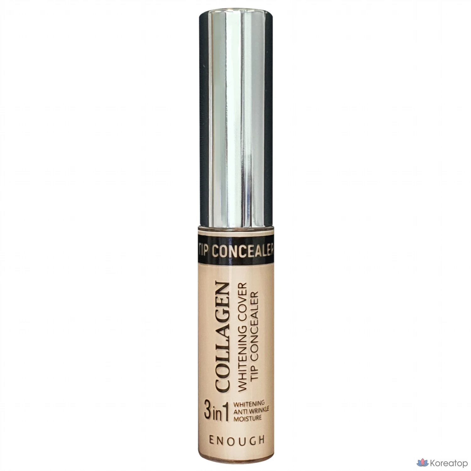 Консилер Enough Collagen Whitening Cover Tip Concealer, оттенок 2 Transparent Beige, 9 г, 1 шт.
