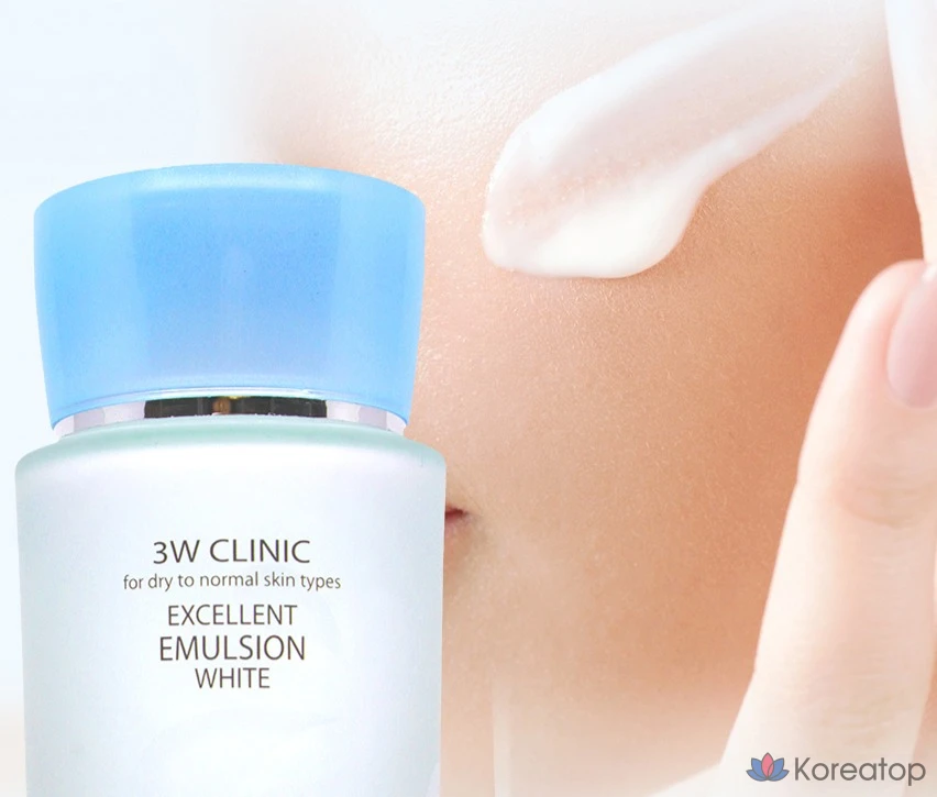 Набор для ухода 3W Clinic Excellent White Skin Care 3-piece Set (Toner + Emulsion + Cream), 1 шт.