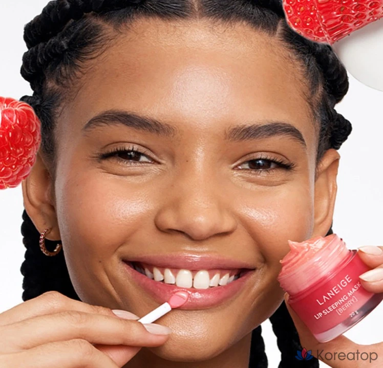 Набор для ухода LANEIGE Lip Sleeping Mask EX Berry Set, 20 г + 3 г, 1 шт.