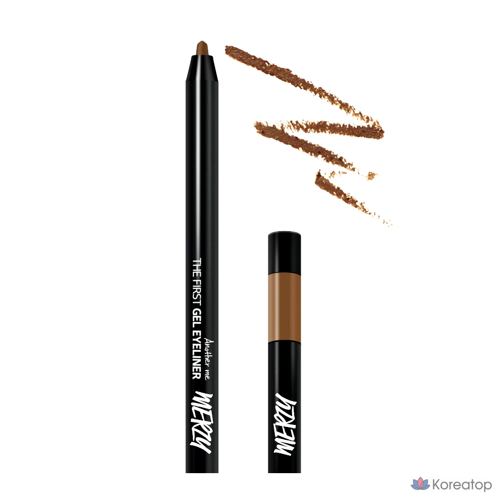 Подводка для глаз MERZY The First Mupal Gel Eyeliner, оттенок G6 Soft Brown, 0.5 г, 1 шт.