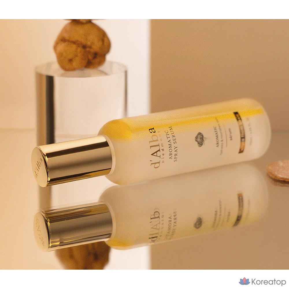 Набор для ухода d'Alba White Truffle First Aromatic Spray Serum 120 мл x 2 шт. + Mild Acid Gel Cleanser 3 мл x 5 шт., 1 шт.