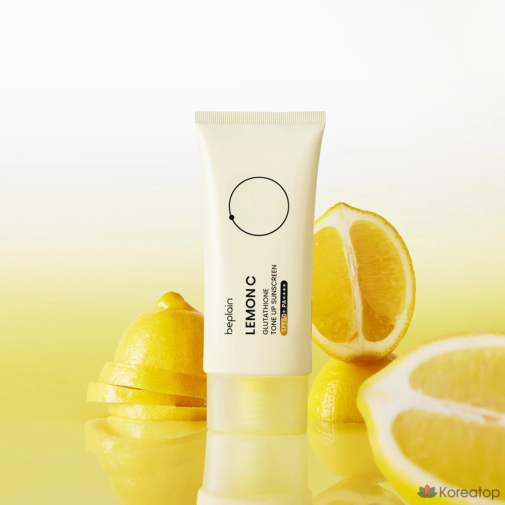 Солнцезащитный крем Beplain Lemon C Glutathione Tone-up SPF 50+ PA++++, 50 мл, 1 шт.