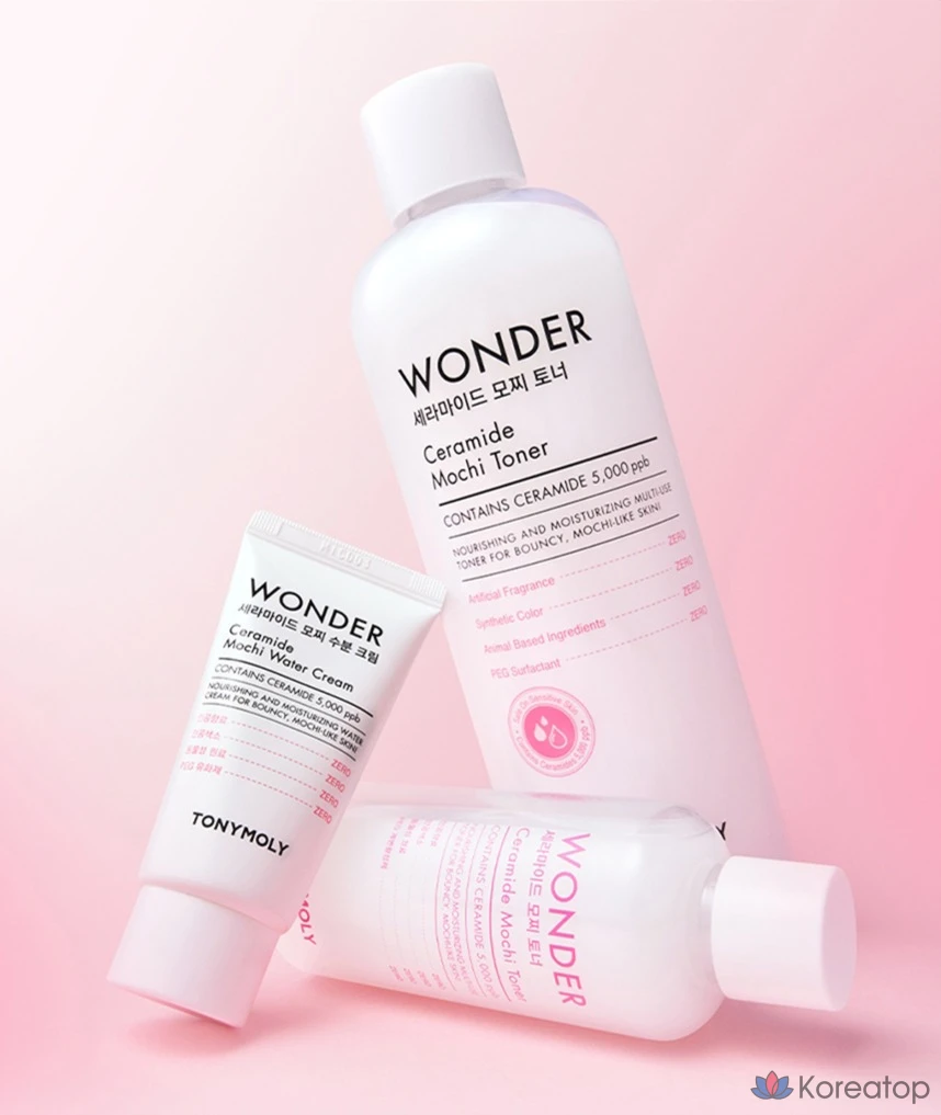 Тонер Tony Moly Wonder Ceramide Mochi Toner, 500 мл, 1 шт., фото 6