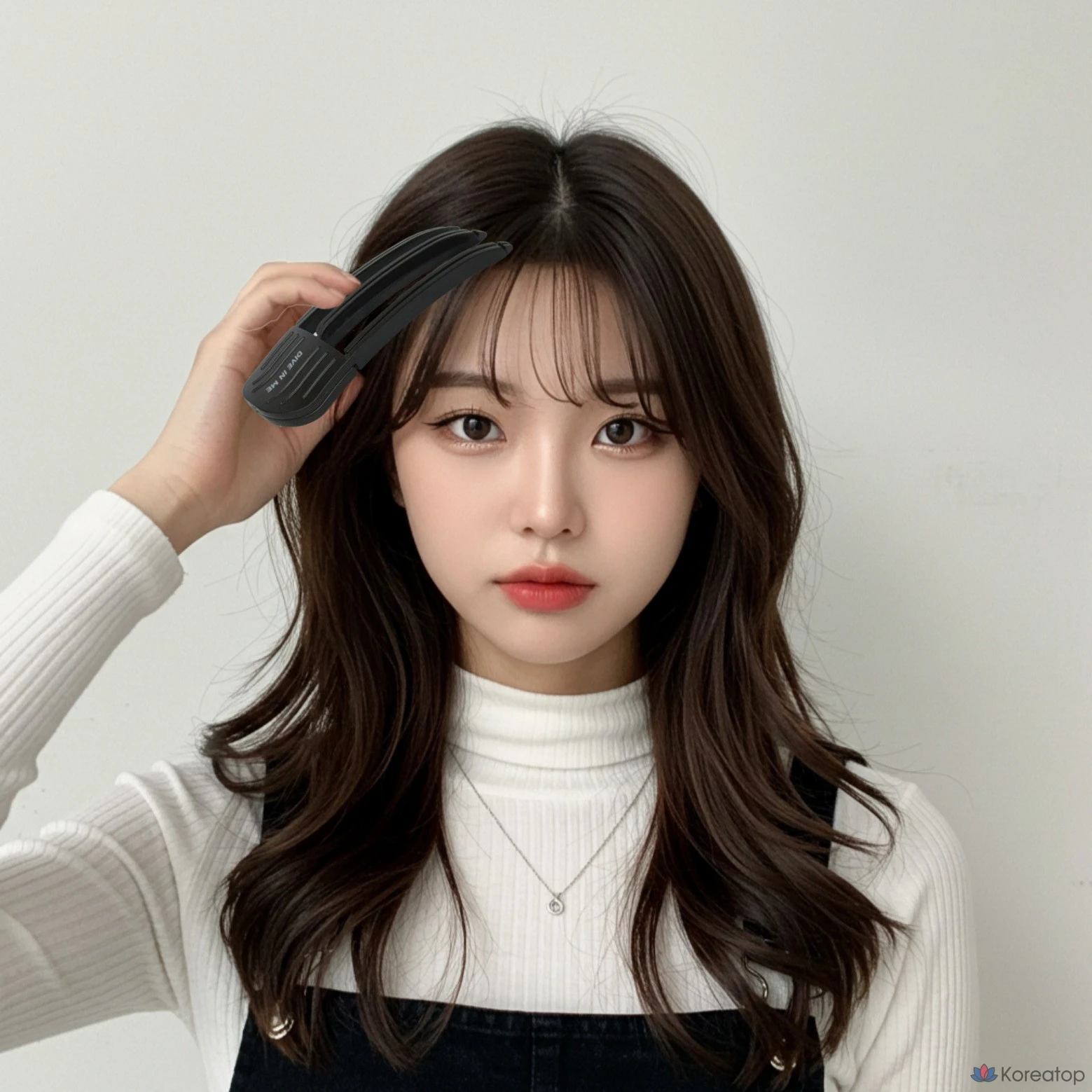 Заколка для волос DASHU Dive In Me Hair Clip, черный, 1 шт.