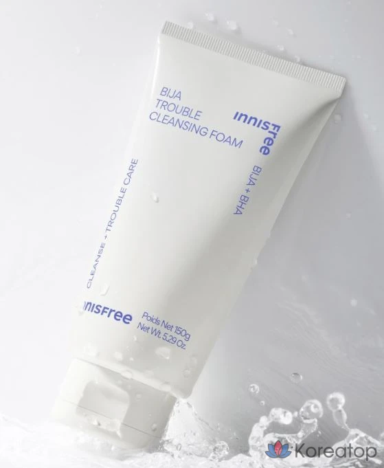 Очищающая пенка Innisfree New Bija BHA Trouble Cleansing Foam, 150 г, 1 шт.