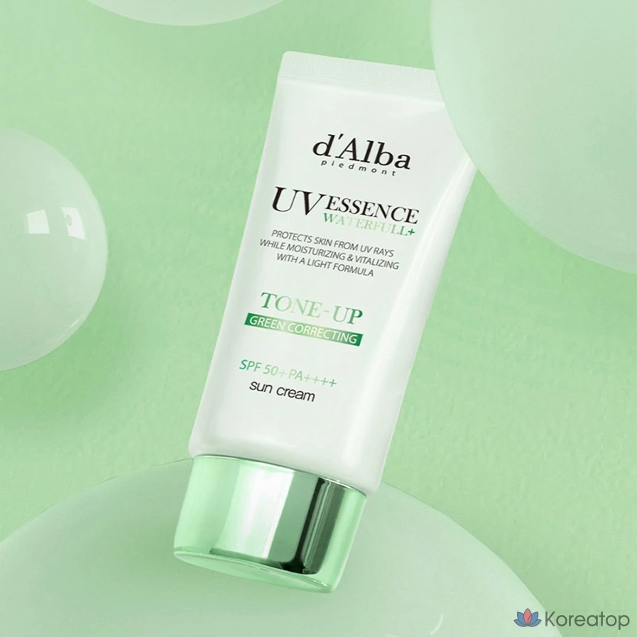 Солнцезащитный крем d'Alba Clean Tea Tree Liposome Green Tone-Up SPF50+ PA++++, 50 мл, 1 шт.