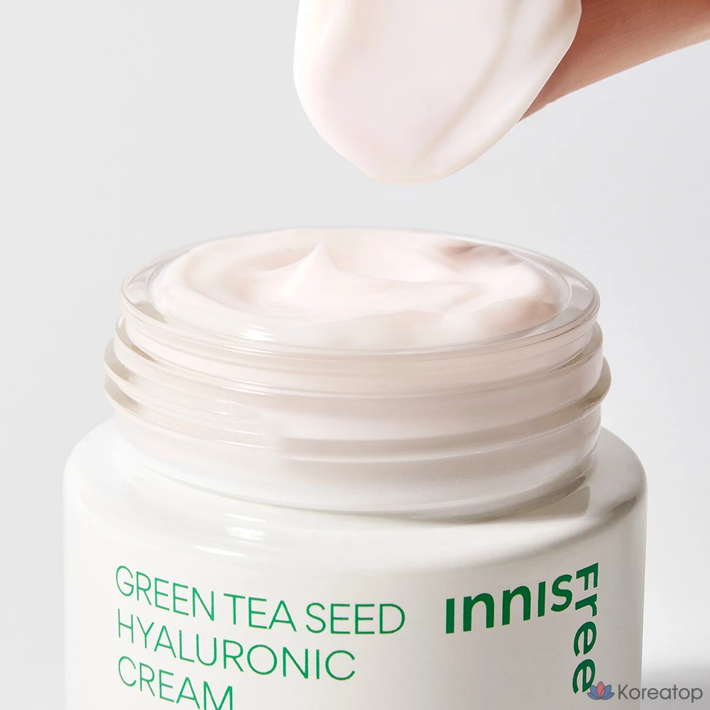 Набор для ухода Innisfree Green Tea Hyaluronic Acid Skincare 3-piece Set (Toner + Serum + Cream), 1 шт.
