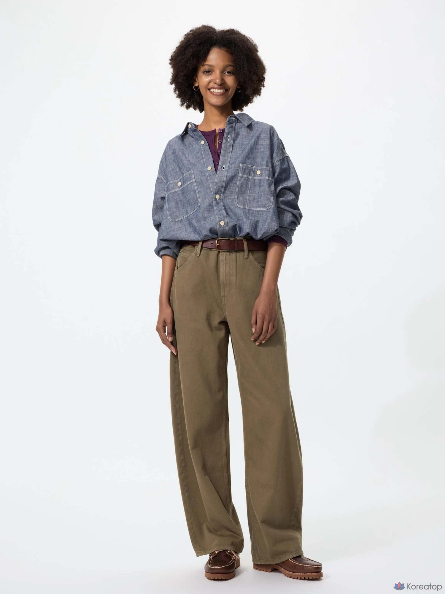 Джинсы Uniqlo Baggy Barrel Leg Jeans, длина 80 см