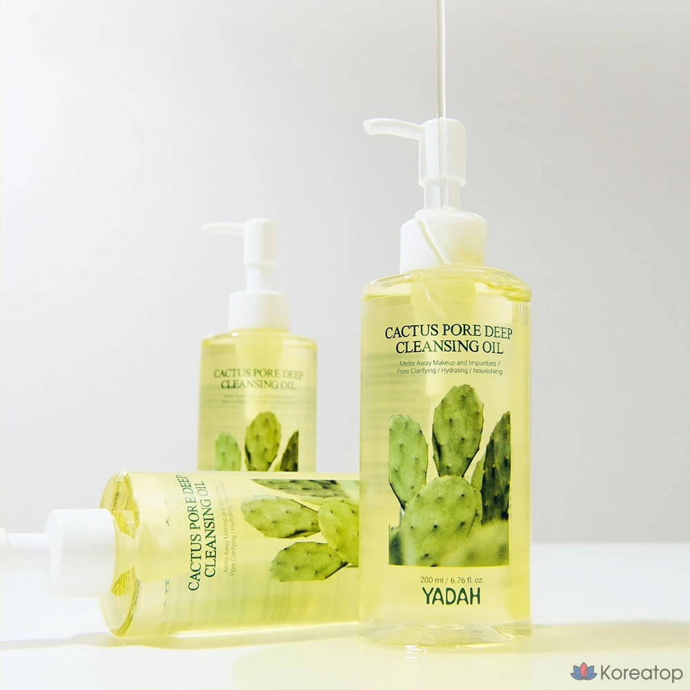 Гидрофильное масло Yadah Cactus Pore Deep Cleansing Oil, 200 мл, 1 шт.