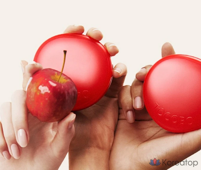 Кушон Tocobo Apple Dewy Fit Cushion, оттенок 19 Cream, 15 г + 15 г, 1 шт., фото 6