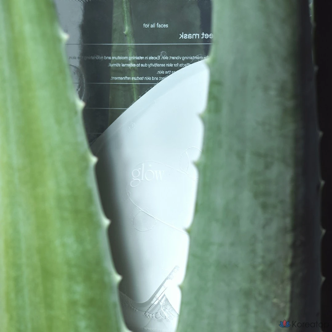 Гидрогелевая маска для лица Glow Aloe Hydrogel Mask Pack, 3 шт.