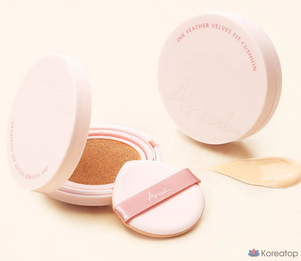 Кушон Ariul Ink Feeder Velvet Fit Cushion SPF 50+ PA++++, оттенок 4 Latte, 12 г, 1 шт., фото 4