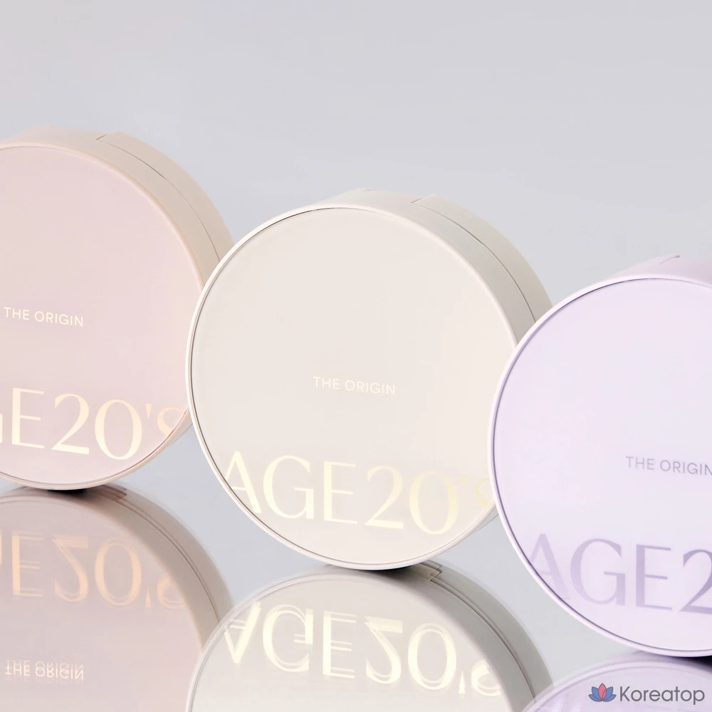 Кушон AGE 20S Diorigin Essence Pact, оттенок 21 Lavender Latte, 12.5 г + 12.5 г, 1 шт., фото 9