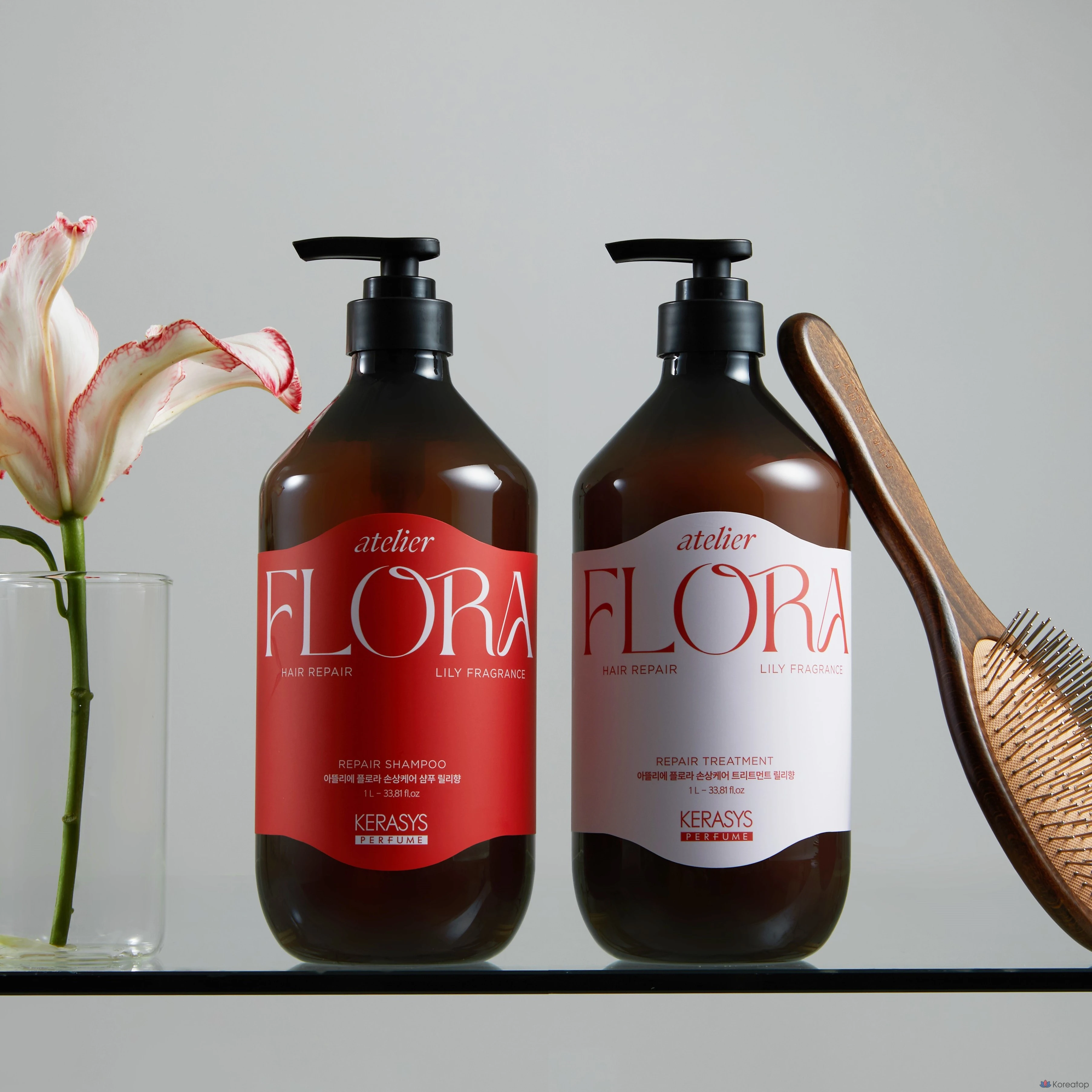 Кондиционер для волос KeraSys Perfume Atelier Flora, 1 л, 1 шт.
