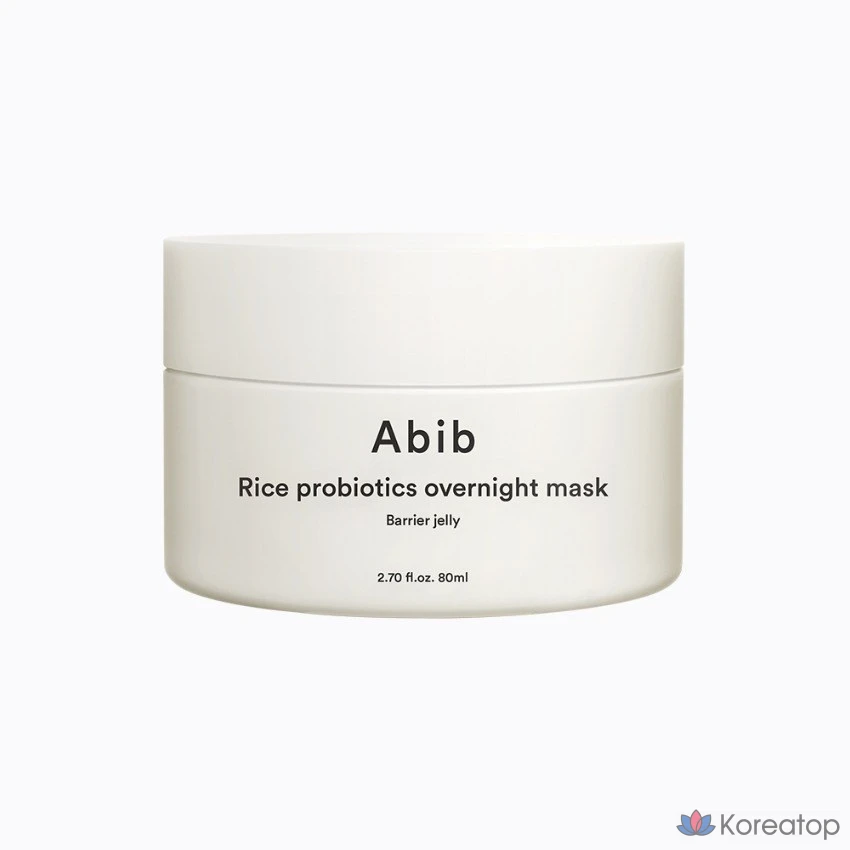 Ночная маска для лица Abib Rice Probiotics Overnight Mask Barrier Jelly, 80 мл, 1 шт.