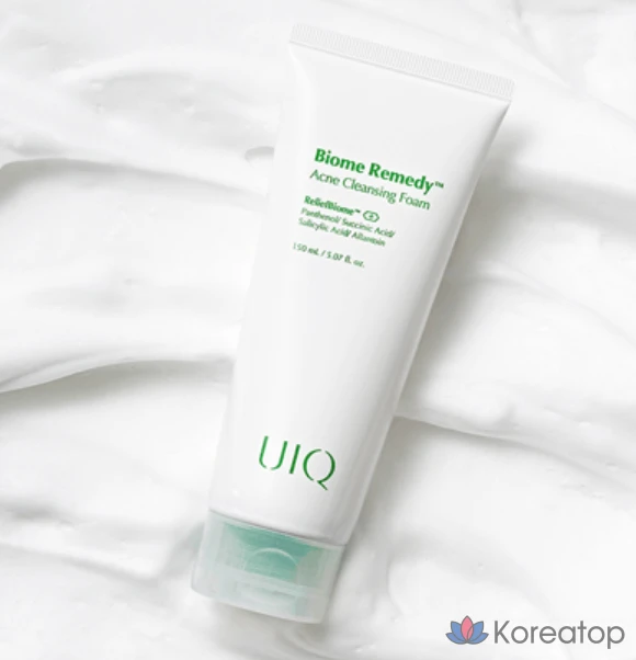 Очищающая пенка UIQ Biome Remedy Acne Cleansing Foam, 150 мл, 1 шт., фото 6