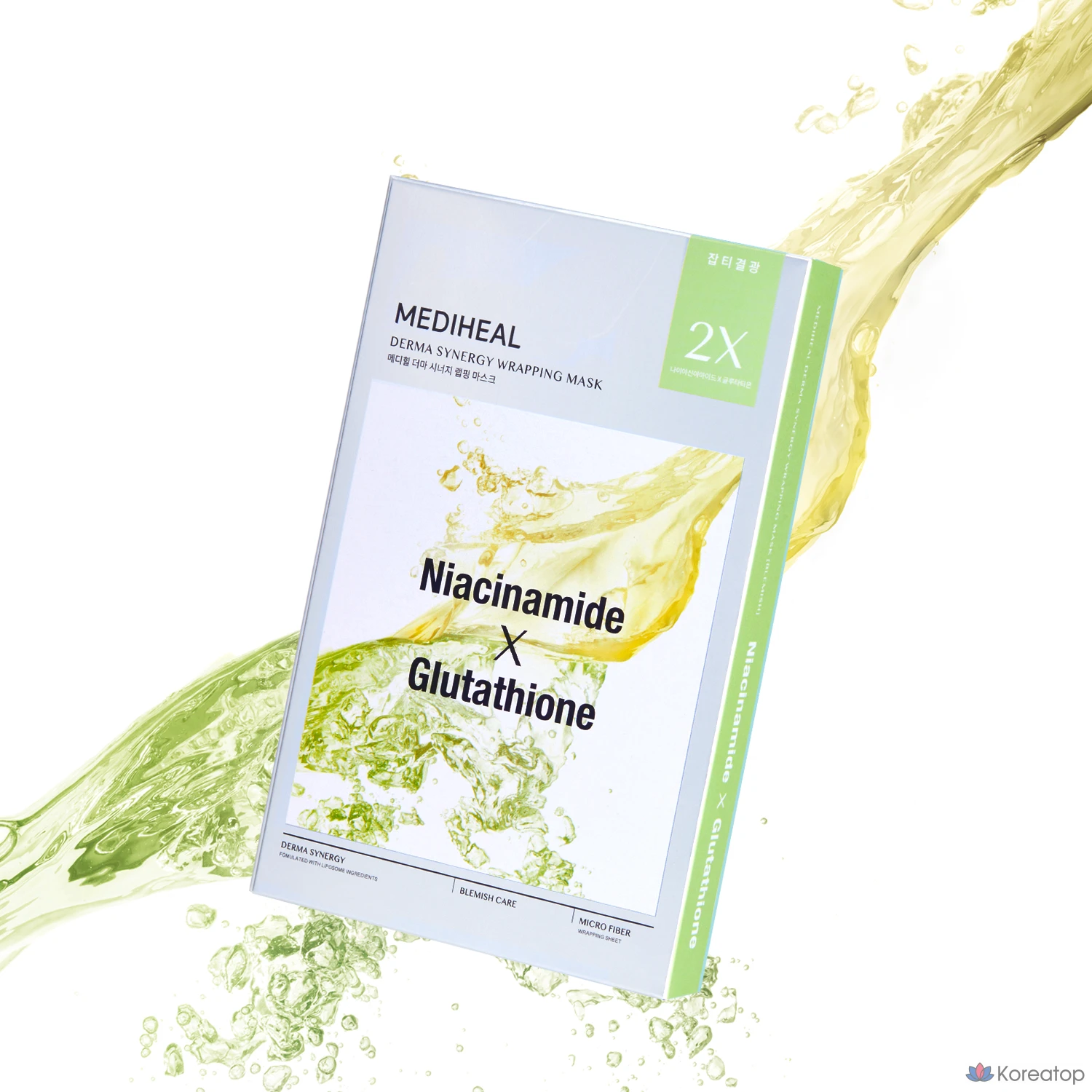 Тканевая маска для лица MEDIHEAL Derma Synergy Wrapping Mask Blemish Glow, 60 шт., фото 7