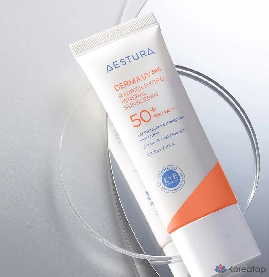 Солнцезащитный крем AESTURA AtoBarrier 365 Derma UV Sun Cream SPF50+ PA++++, 40 мл, 1 шт.