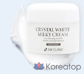 Крем 3W Clinic Crystal White Milky Cream, 50 г, 1 шт.