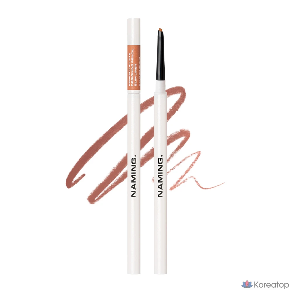 Подводка для глаз NAMING Perfectail Eye Designing Pencil Slim Liner, оттенок Salmon Brown, 1 шт.