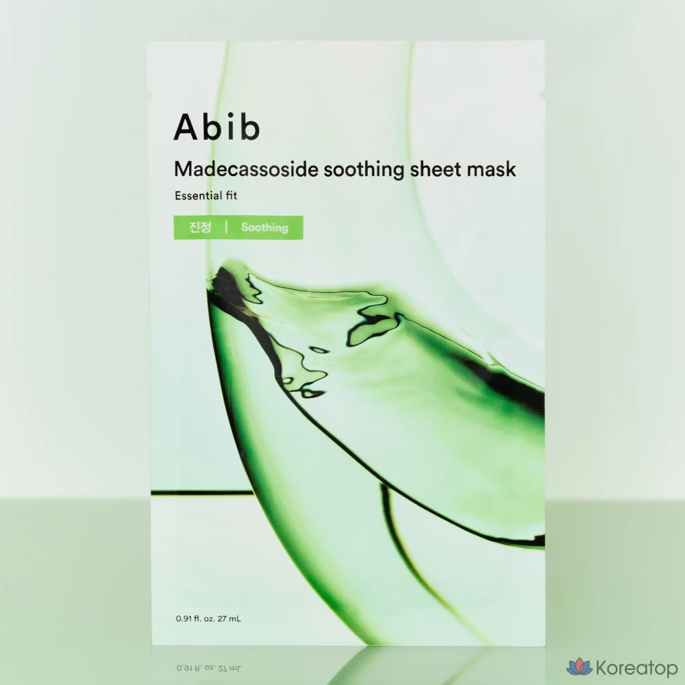 Тканевая маска для лица Abib Madecassoside Calming Essential Fit Mask, 10 шт.