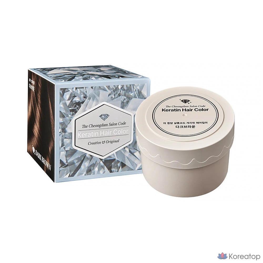 Окрашивающее средство для волос JennyHouse The Cheongdam Salon Code Keratin Hair Color, оттенок Dark Brown, 1 шт., фото 2