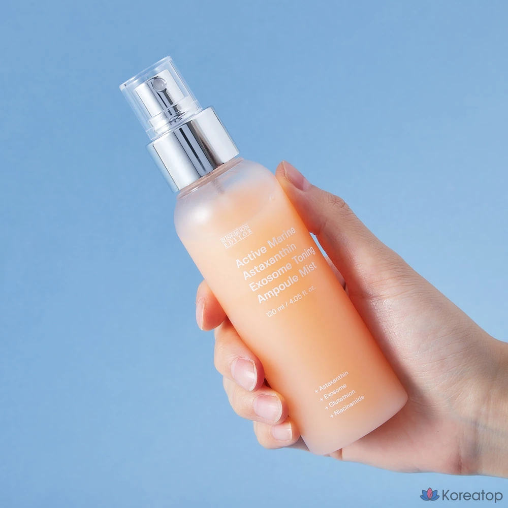 Тонер-мист Sungboon Editor Active Marine Astaxanthin Exosome Toning Ampoule Mist, 120 мл, 1 шт.