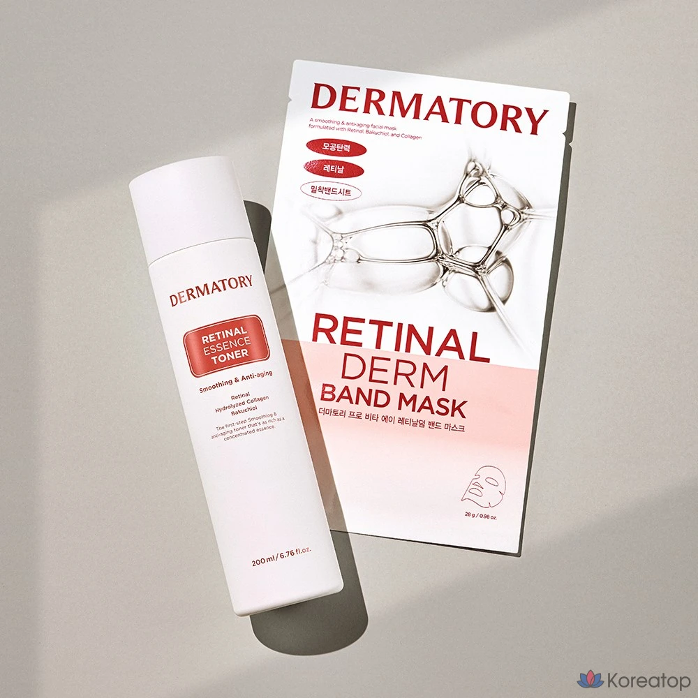 Тканевая маска для лица Dermatory Pore Elastic Retinal Derm Band Mask, 1 шт.