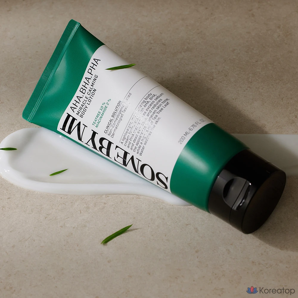 Лосьон для тела Some By Mi AHA BHA PHA Miracle Calming Body Lotion, аромат Rosemary Leaf Oil, 200 мл, 1 шт.