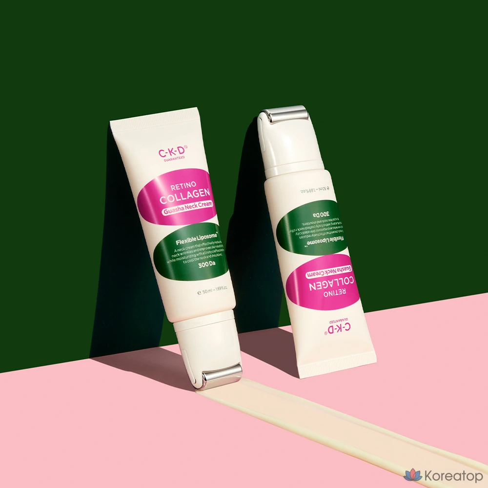 Крем CKD Jongkundang Health Retino Collagen Low Molecular 300 Gua Sha Neck Wrinkle Refill, 50 мл, 1 шт.
