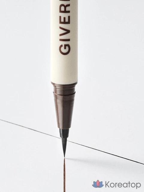 Подводка для глаз Giverny Fit Brush Liner, оттенок 02 Black Brown, 0.6 г, 1 шт., фото 2