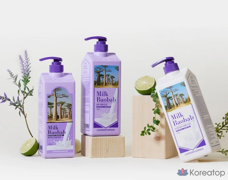 Гель для душа Milk Baobab Body Wash Lavender Garden, 1 л, 1 шт.