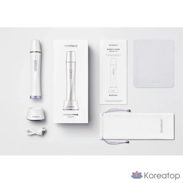Аппарат для ухода за кожей Centellian24 Madeca Prime Infinity Ultrasound Skin Care Device, белый