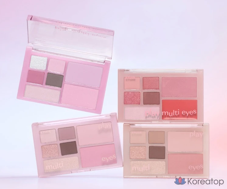 Тени для век Etude House Play Multi Eyes Shadow Palette, оттенок Cool Piece Inner Piece, 1 шт.