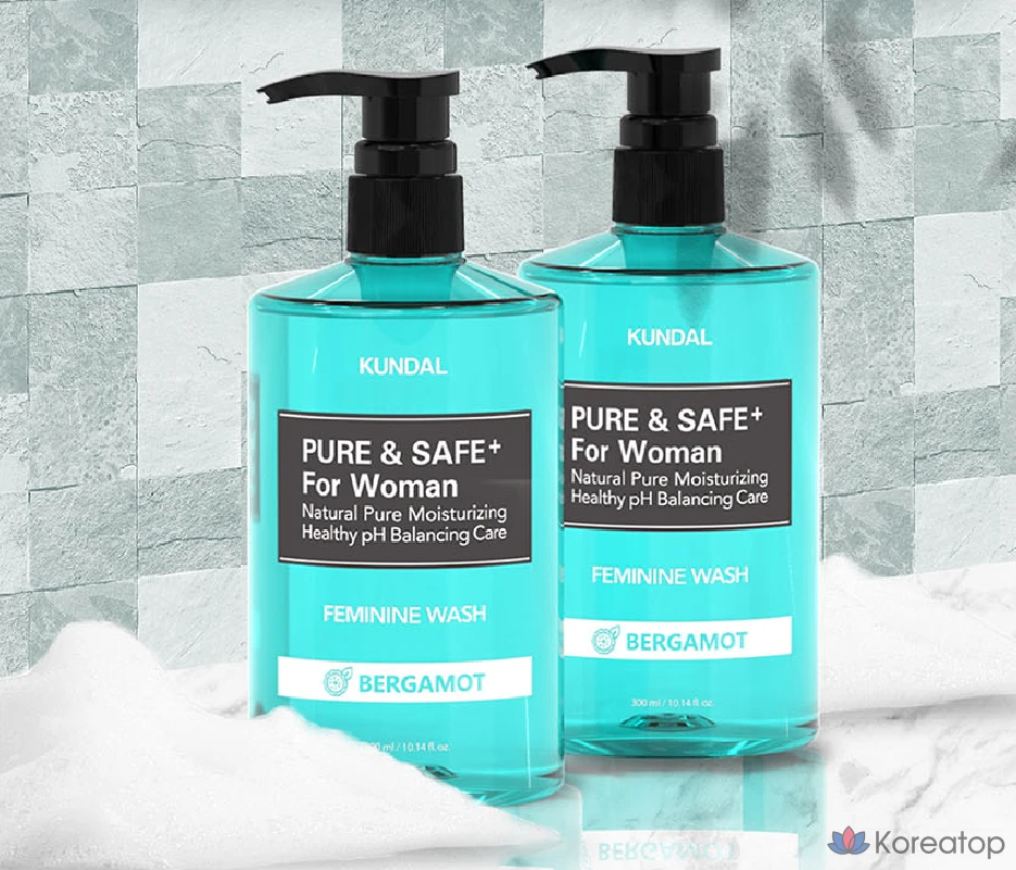 Средство для интимной гигиены Kundal Pure and Safe, аромат бергамота, 300 мл, 1 шт.