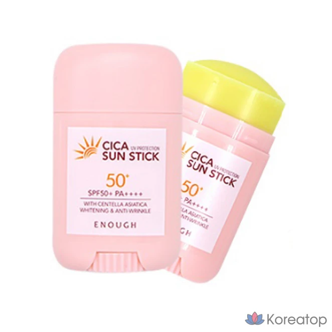 Солнцезащитный стик Enough Cica Sun Stick SPF50+ PA++++, 20 г, 1 шт.