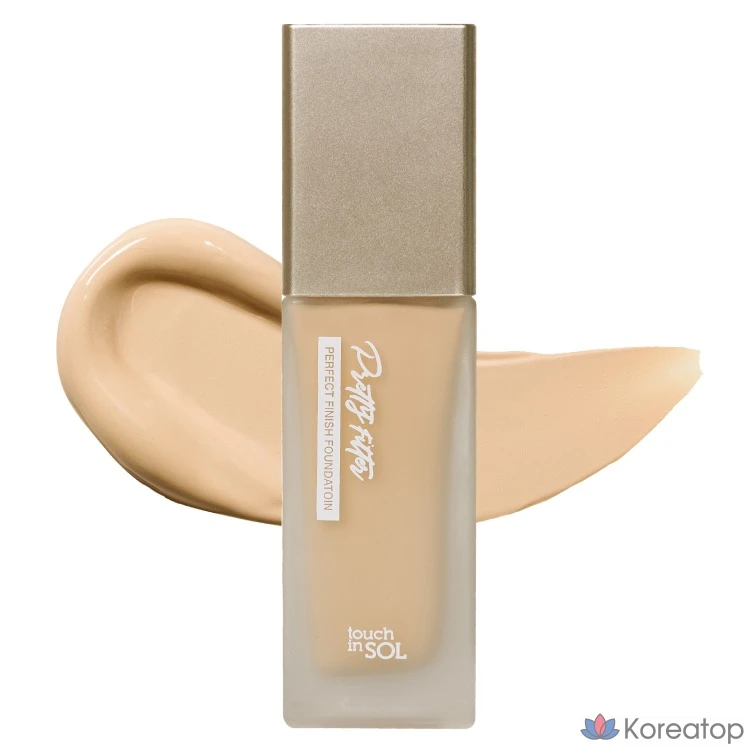 Жидкая тональная основа Touch in Sol Pretty Filter Perfect Finish Liquid Foundation, оттенок 1 Light, 35 г, 1 шт.