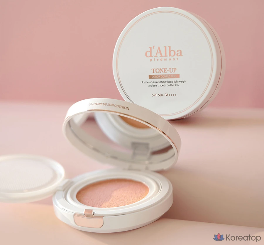 Тональный кушон d'Alba Waterfull Tone Up Sun Cushion SPF50+ PA++++, 15 г, 1 шт.