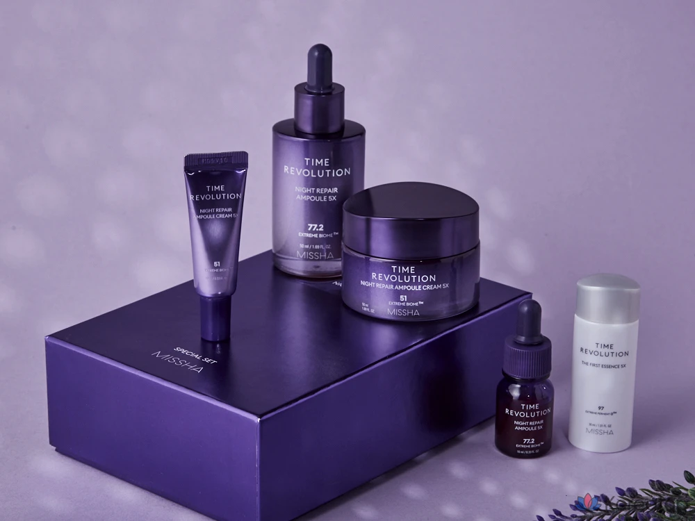 Набор для ухода Missha Time Revolution Night Repair 2-piece Set 5X, 1 шт.