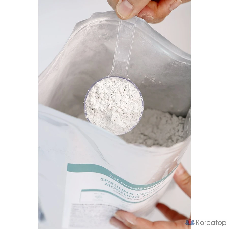 Моделирующая маска для лица Dr. Ceuracle Spirulina Cooling Modeling Mask Pack, 1 кг, 1 шт.