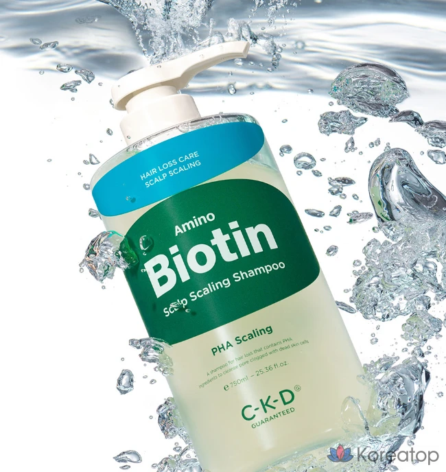 Шампунь для кожи головы CKD Amino Biotin Scalp Shampoo, аромат Green Citrus, 750 мл, 1 шт.