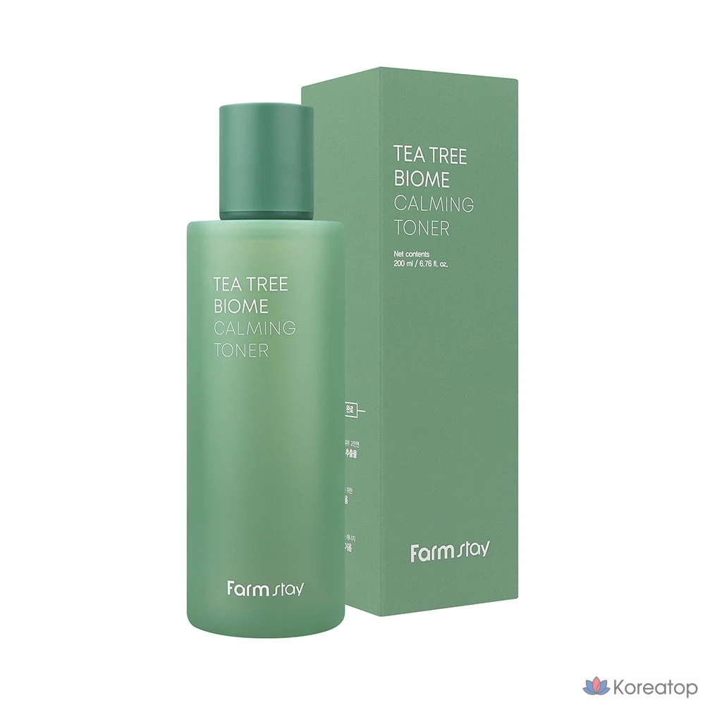 Тонер FarmStay Tea Tree Biome Calming Toner, 200 мл, 1 шт.