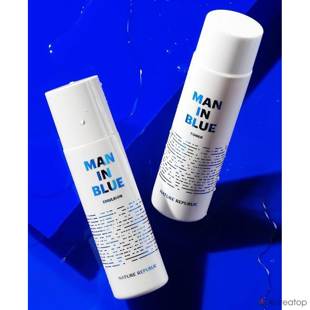 Набор для ухода Nature Republic Man in Blue 2-piece Set, 1 шт.