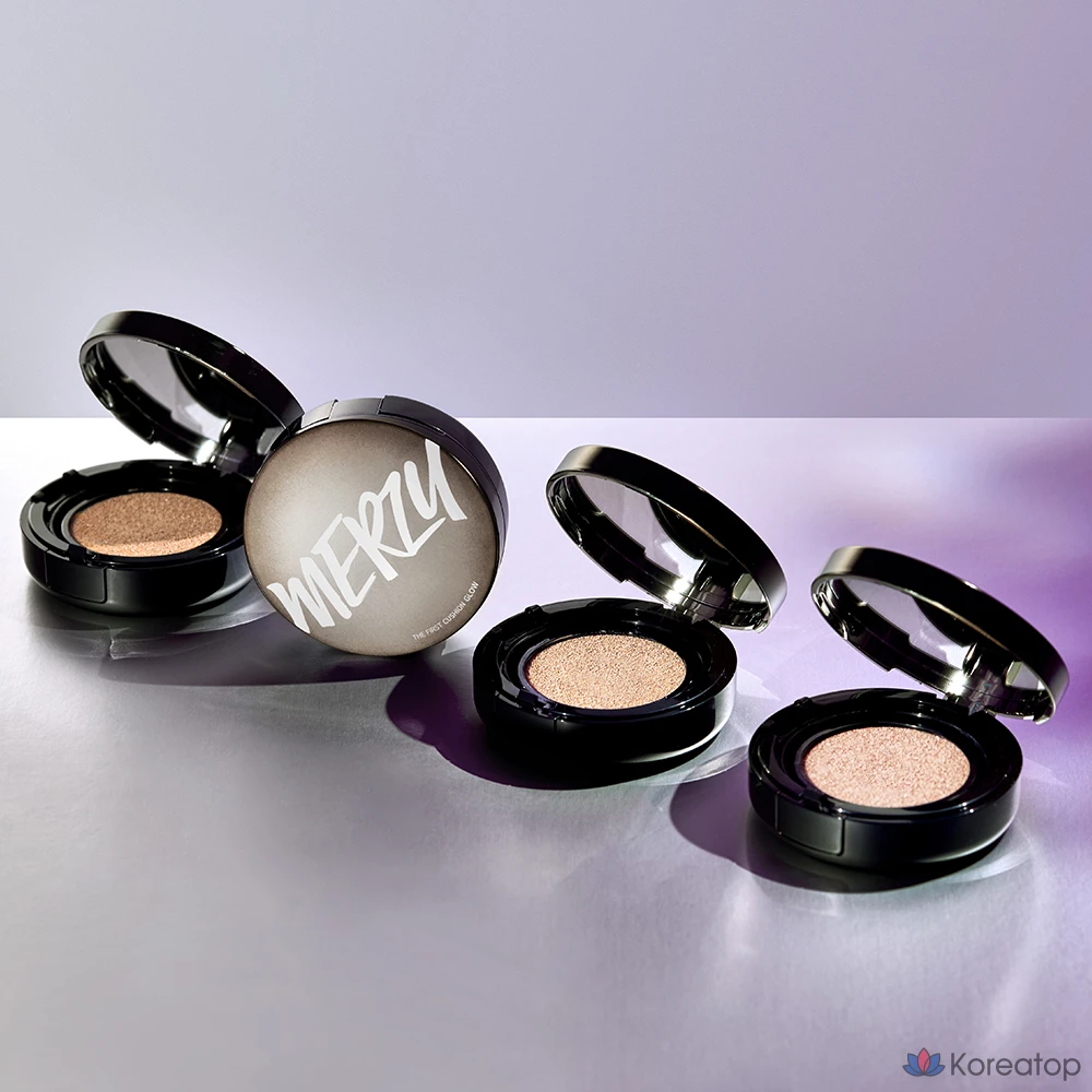 Кушон MERZY The First Glow Cushion Foundation, оттенок 23N Sand, 13 г, 1 шт.