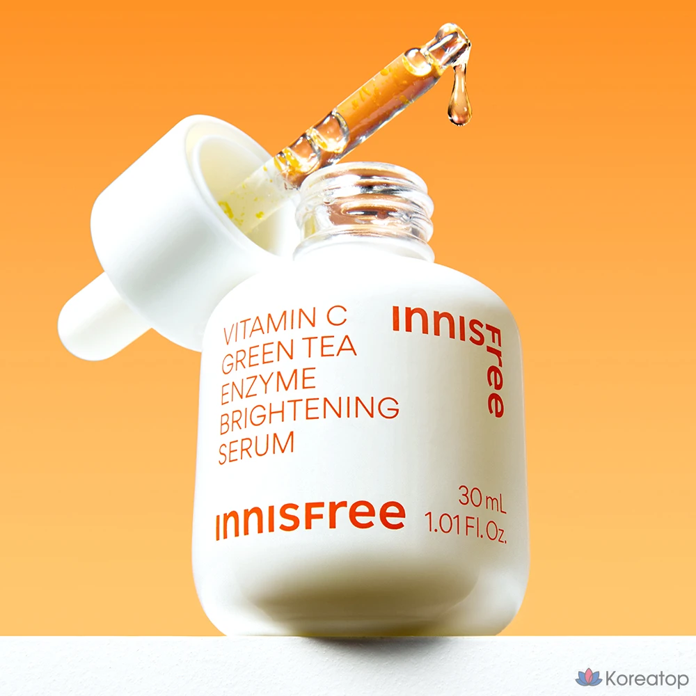 Сыворотка Innisfree New Vitamin C Green Tea Enzyme Spot Toner Serum, 30 мл, 1 шт.